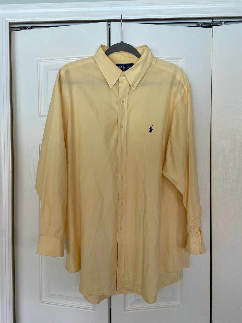 Polo by Ralph Lauren Pale Yellow Button-Down Shirt